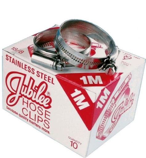 Jubilee Hose Clip Box Of 10 Stainless Steel