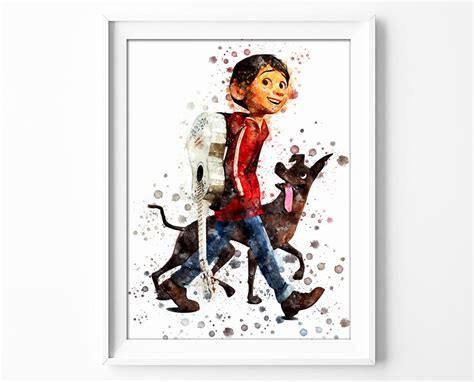 Dante Miguel Coco Digital Watercolor Instant Download Print | Etsy