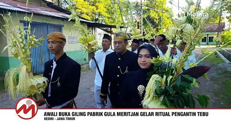 Kediri Awali Buka Giling Pabrik Gula Meritjan Gelar Ritual Pengantin