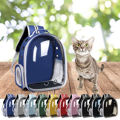 Simplmasygenix Cat Backpack Carrier Bubble Bag Transparent Space Pet