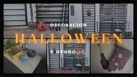 Decoré mi CASA DE INFONAVIT con cositas de otoño Día de muertos y