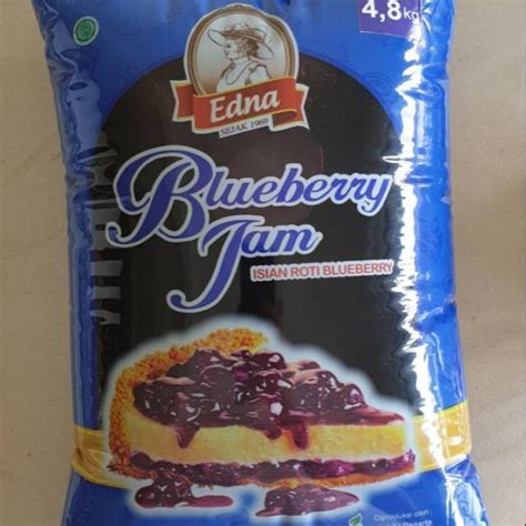 Jual Edna Blueberry Jam 250gr Donny Selai Isian Roti Rasa Blueberry