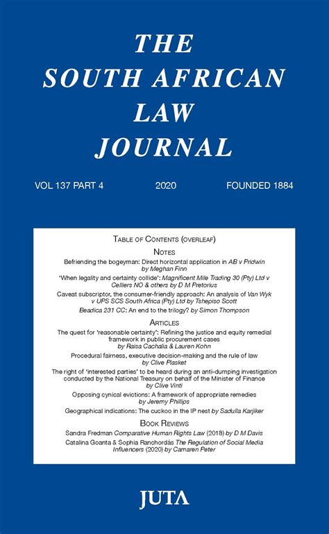 South African Law Journal