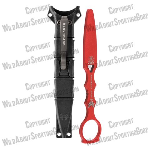 Benchmade 176T SOCP Training Dagger 2.78" Red Blade, Black Sheath