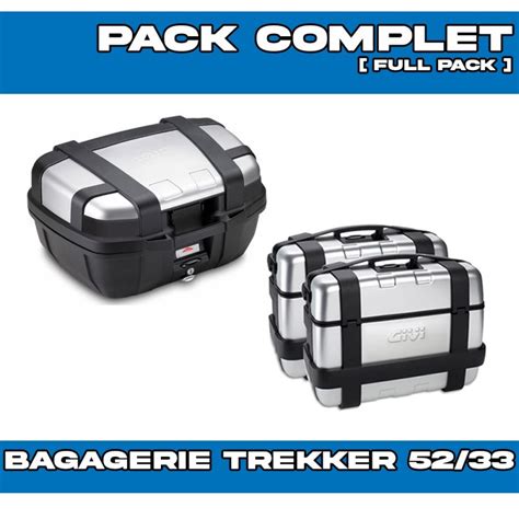 Givi Trekker 52 33 33L Alu Luggage Kit For Transalp XL750