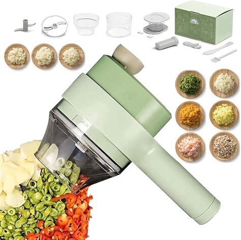 In Handheld Electric Vegetable Cutter Set Gatling Vegetable Cutter