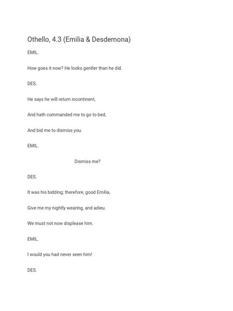 Lamda A Piece | PDF | Shakespearean Tragedies | Othello