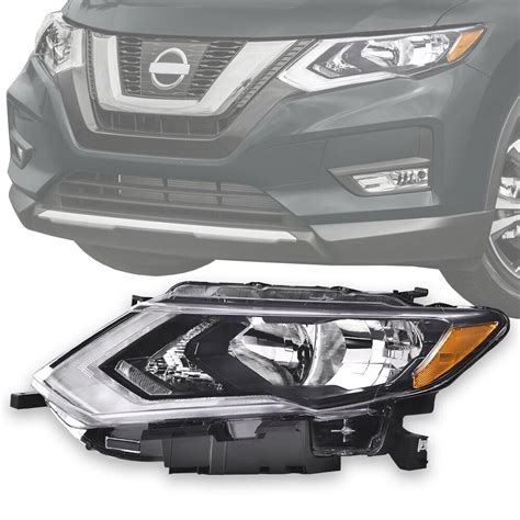 G Plus Headlights Assembly Fit For 2017 2019 Nissan Rogue Bumper