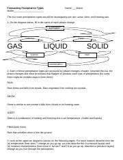 Forecasting Precipitation Homework Docx Forecasting Precipitation