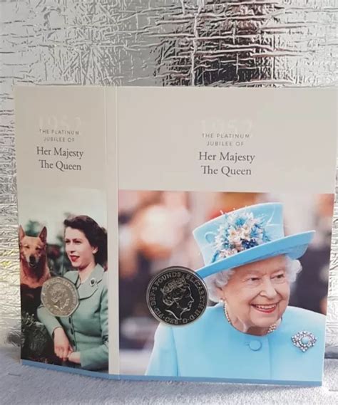 2022 PLATINUM JUBILEE Her Majesty Queen Elizabeth II 50p And 5 Coin