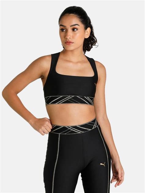 Buy Puma Mid Impact Deco Glam Bra Online