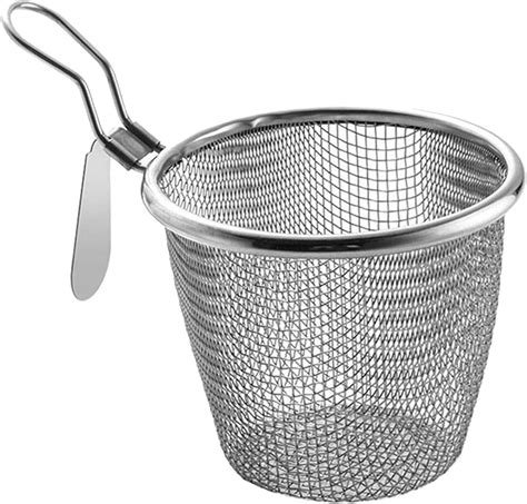 Qianly Colador De Fideos De Acero Inoxidable Cesta De Hervir Pasta