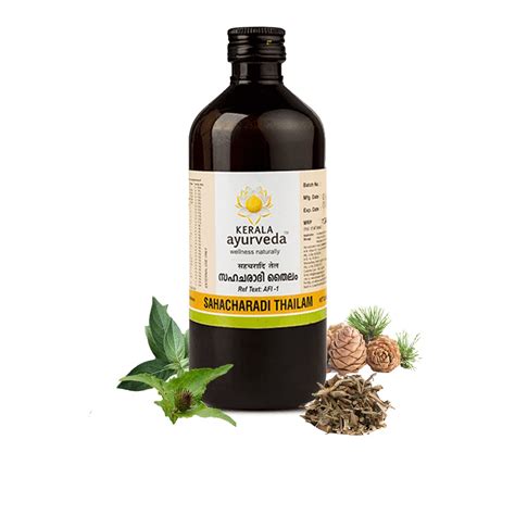 Buy Kerala Ayurveda Sahacharadi Thailam Ml Back Pain Oil Massage