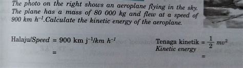 Solved The Photo On The Right Shows An Aeroplane Flying In Algebra