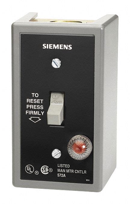 Siemens Manual Motor Starter Toggle 1 Enclosure Nema Rating 56jy69 Smffg2p Grainger