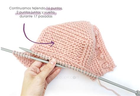 Capota De Bebé A Punto Bobo Tutorial Y Patrón Gorros Lana Bebe