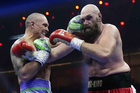 Boxe Oleksandr Usyk Bat Tyson Fury Pour La 2e Fois Par Décision