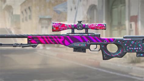 PINK SCOPE AWP LOOK INSANE IN CS2 AWP CHROMATIC ABBERATION WITH 5x