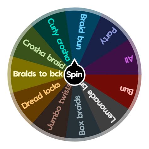 Hairstyles Spin The Wheel Random Picker