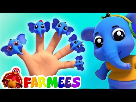 Elephant Finger Family Song | Daddy Finger | Nursery Rhymes & Kids ...