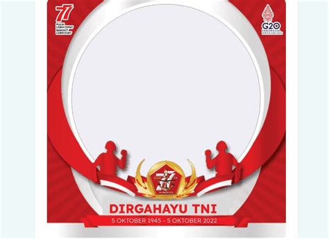 Link Twibbon Hut Tni Ke Diperingati Oktober Gratis Di Lengkap