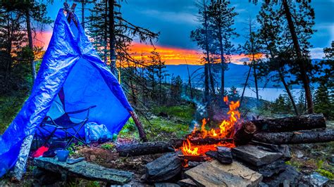 First Overnight Solo Bushcraft And Hammock Camp