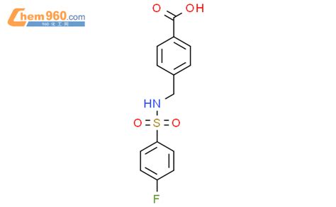 438575 58 7 4 4 Fluorophenyl sulfonyl amino methyl benzoic acid化学式