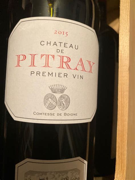 2014 Château de Pitray Premier Vin France Bordeaux Libournais