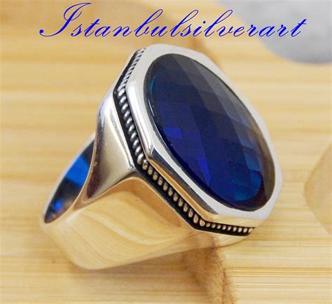 Mens Handmade Ring Turkish Handmade Silver Men Ring Ottoman Men Ring