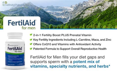 Fairhaven Health 3 Month Supply Fertilaid For Men Prenatal