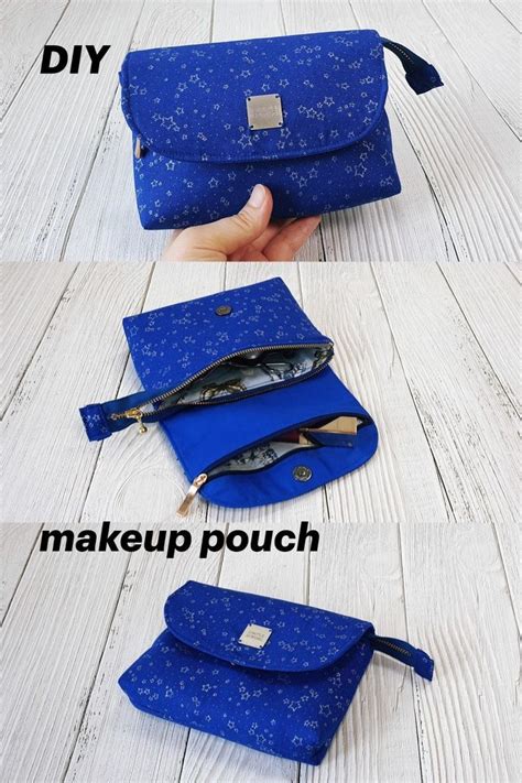 DIY Cute Makeup Pouch Double Zipper Pouch Sewing Tutorial