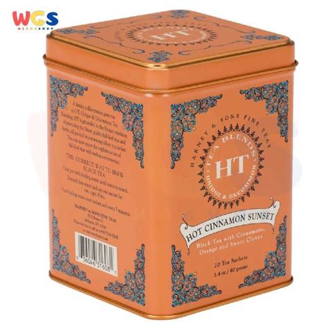 Jual Harney Sons Hot Cinnamon Sunset Black Tea Ht Tins Sachets Gr Di Seller Wighoshop