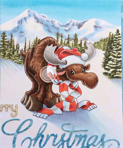 Crissys Art And Heart Merry Chris Moose