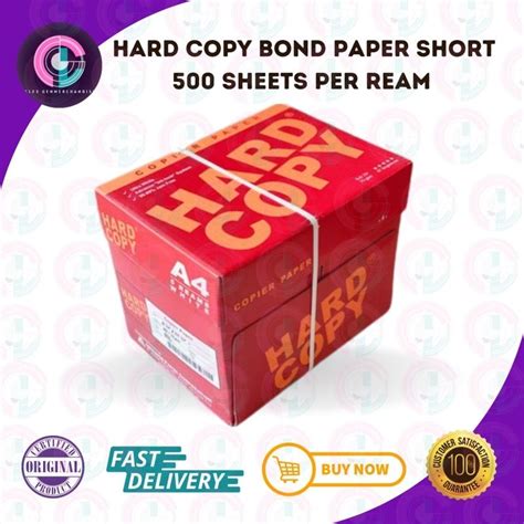 HARD COPY BOND PAPER | Shopee Philippines