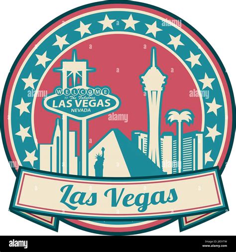 Las vegas vector skyline Stock Vector Image & Art - Alamy