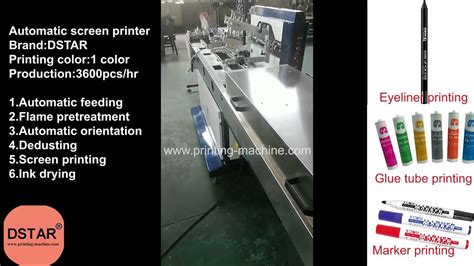 Automatic Screen Printing Machine Youtube