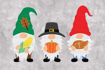 Thanksgiving Gnomes Png Fall Gnomes Clipart Nordic Gnomes Clipart