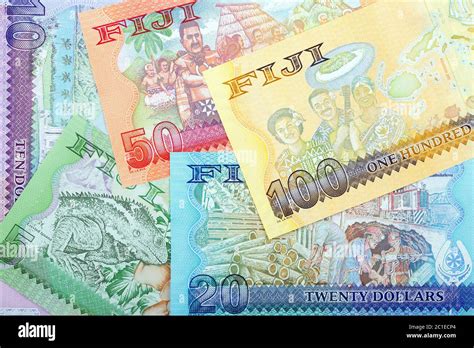 Fijian Dollars Reverse Side A Background Stock Photo Alamy