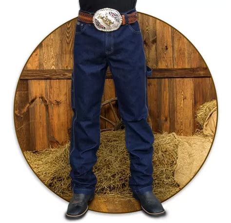 Calça Country Jeans Masculina Peão Rodeio Agro Pura Raça Frete Grátis