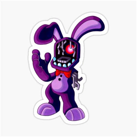 Withered Bonnie Sticker By Colacarnage Redbubble