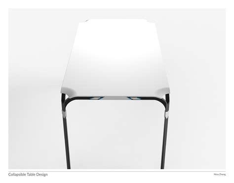 Open Corners A Collapsible Table Design On Behance