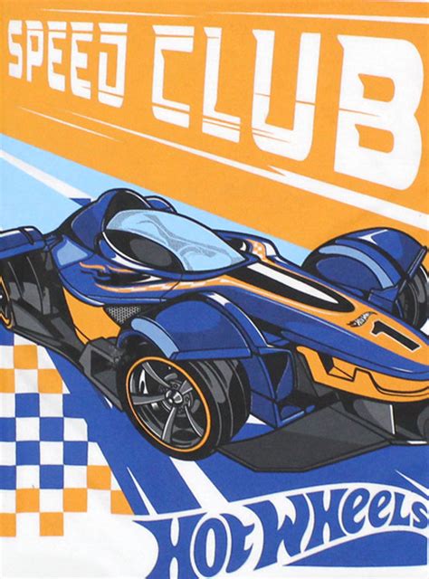 Ripley POLO MANGA LARGA NIÑO HOT WHEELS BLANCO HWS