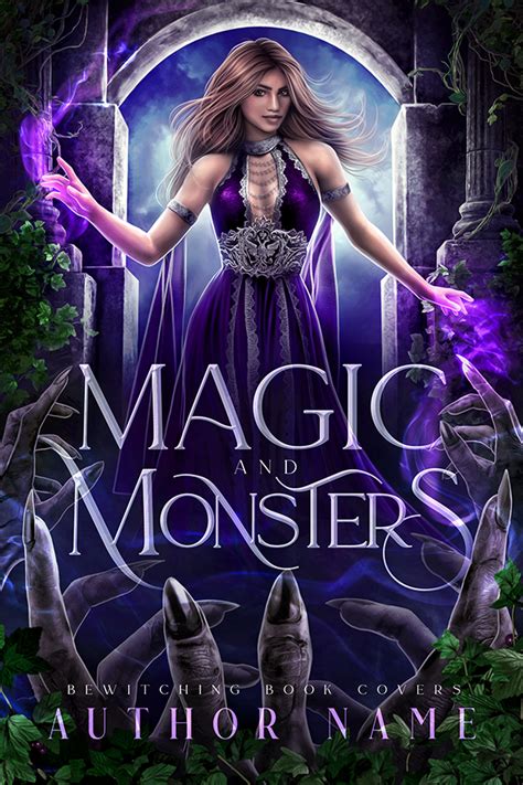 Magic And Monsters Why Choose Paranormal Monster Romance Premade Book Cover Bewitching Book