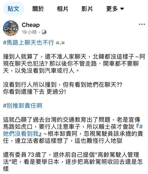 百萬網紅cheap掀賴士葆肇事疑點 網酸：看到她們在聊天還撞下去