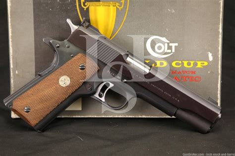 Colt Pre Gold Cup National Match 1911 45 Acp Semi Auto Pistol 1969 Candr Lock Stock And Barrel