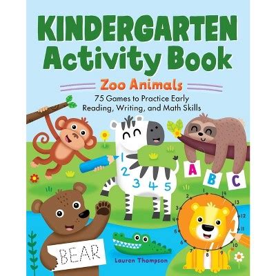 Kindergarten Activity Book: Zoo Animals - (school Skills Activity Books ...