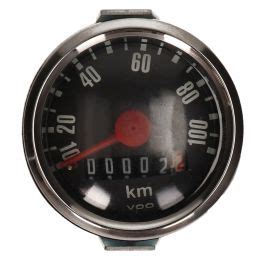 Kilometertellerklok Kreid Puch Zun 48mm