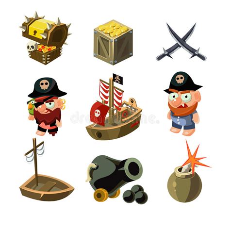 Cartoon Pirate Stock Vector Illustration Of Dagger Clipart 53485025