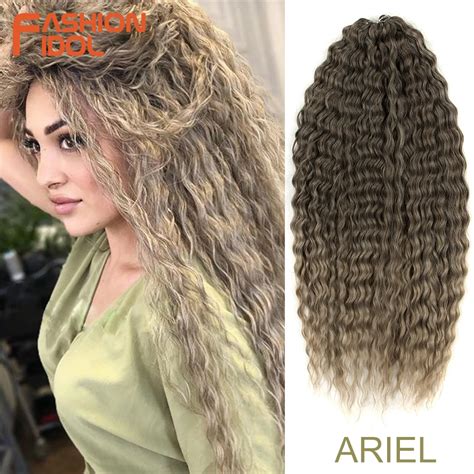 Ariel Extension Capillaire Synth Tique Ondul E Pouces Cheveux Boucl