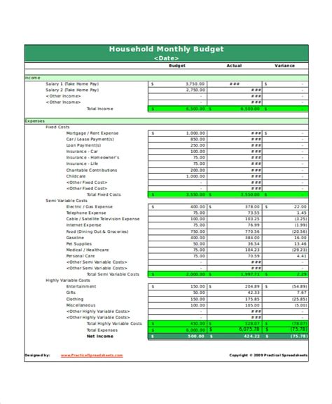 Monthly income and expenses excel spreadsheet - delikoti